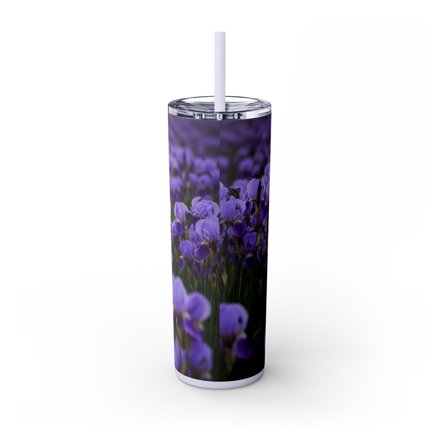 Skinny Tumbler with Straw – 20 oz Stainless Steel Cup