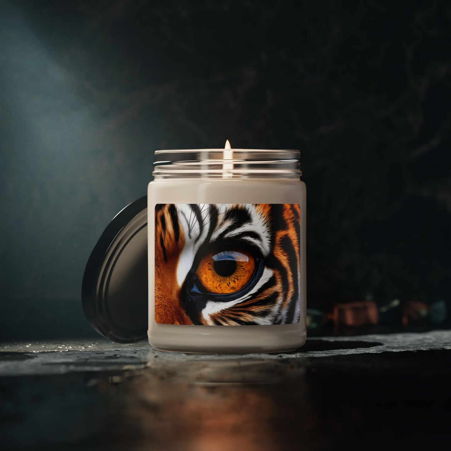 Close Up of a Tiger's Eye- Scented Soy Candle, 9oz