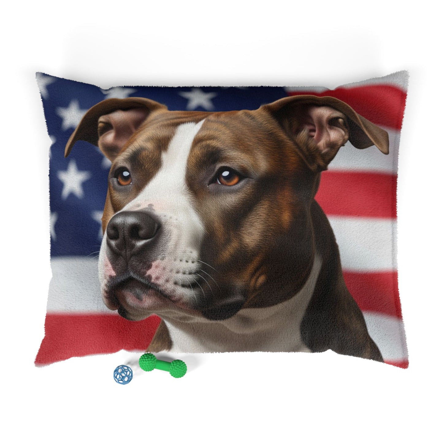 American Staffordshire Terrier Patriotic Pet Bed