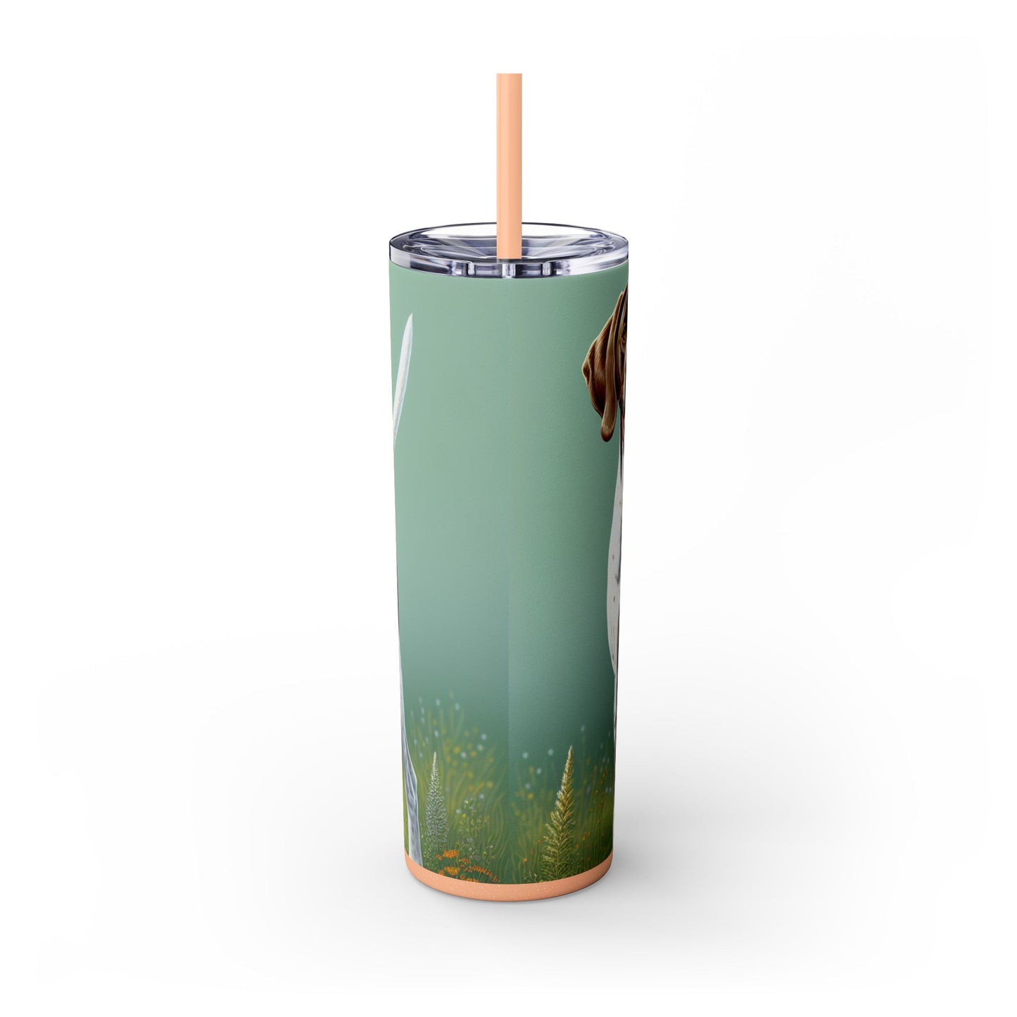 Pointer Skinny Tumbler with Straw, 20oz