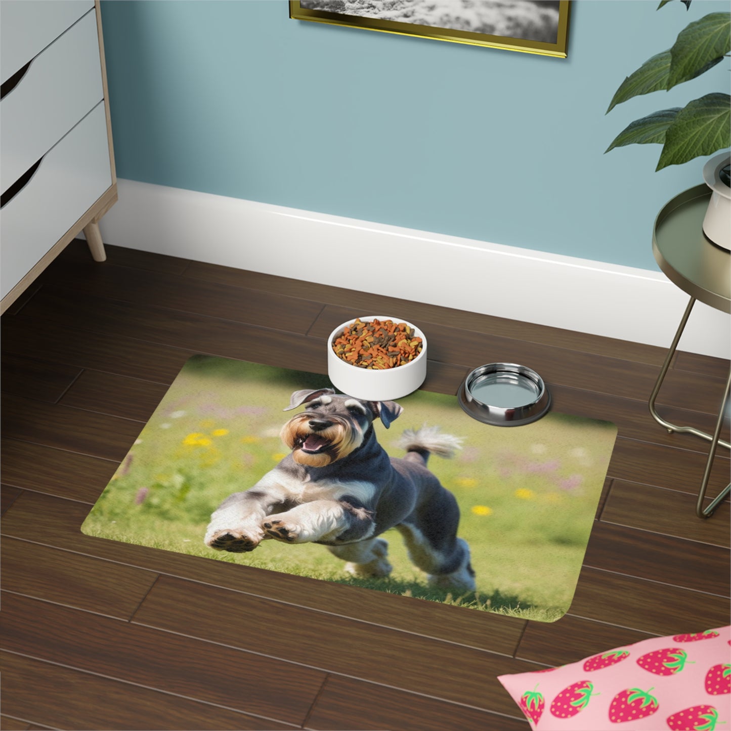 Pet Food Mat (12x18) - Giant Schnauzer