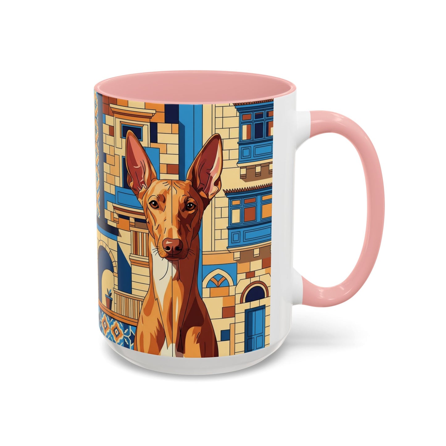 Taza de café con diseño de Pharaoh Hound: el regalo perfecto para los amantes de los perros.