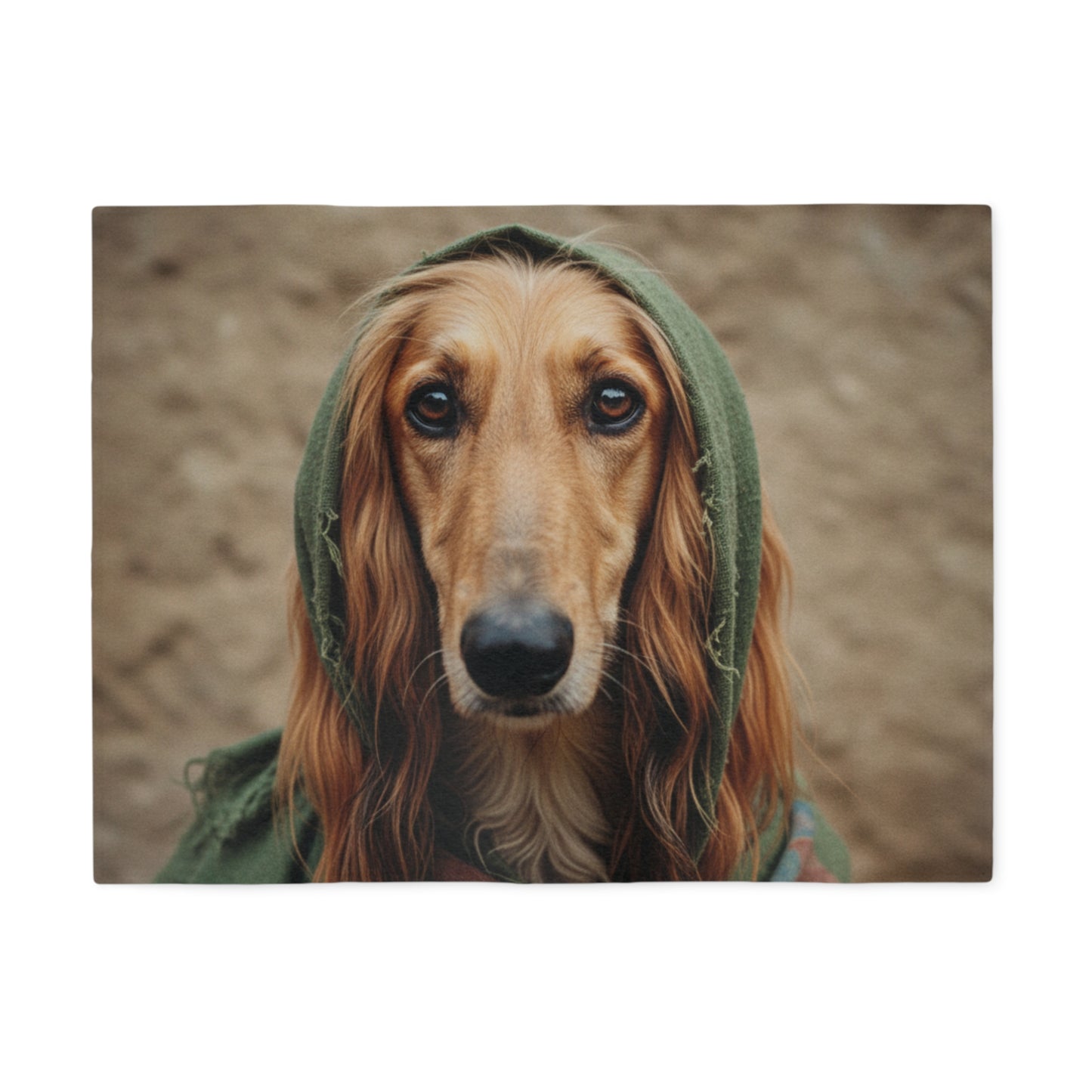 Afghan Hound Sweatshirt Blanket