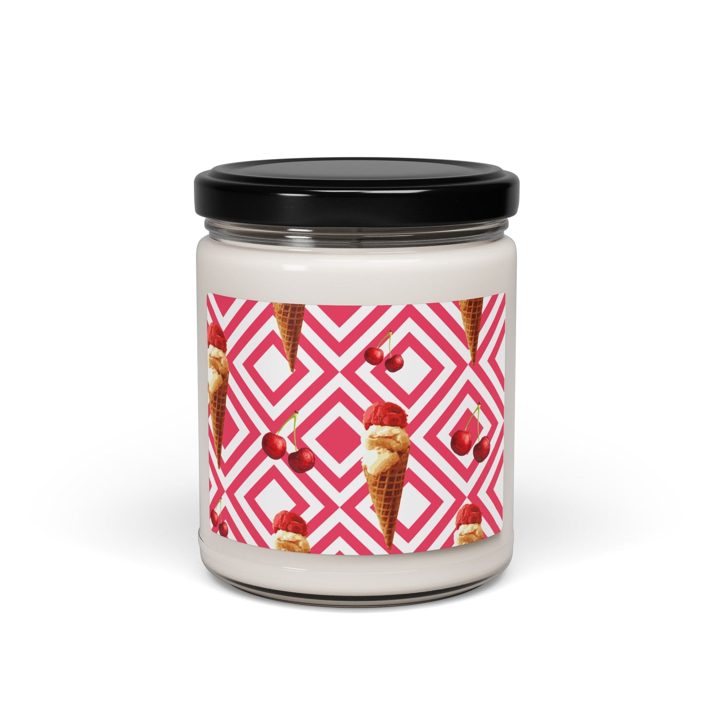 Cherry Ice Cream- Scented Soy Candle, 9oz