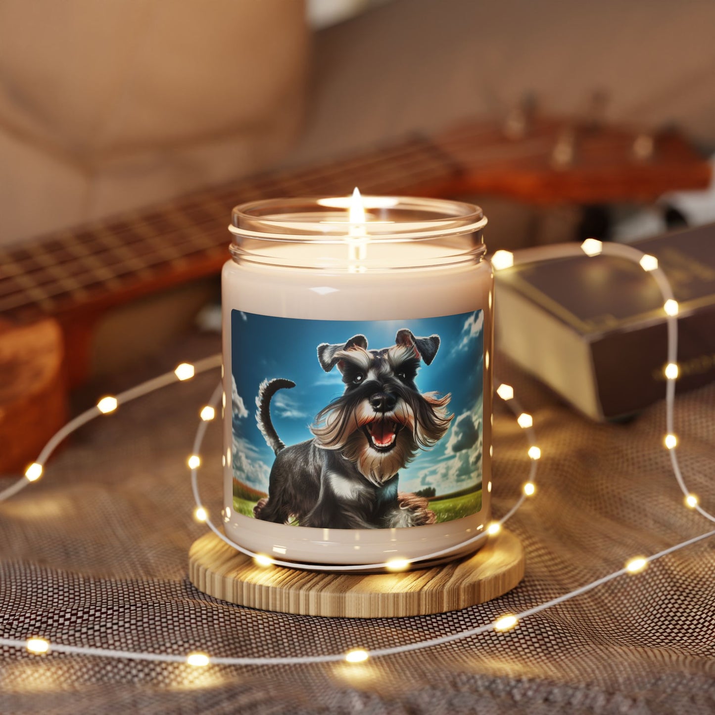 Standard Schnauzer- Scented Soy Candle, 9oz