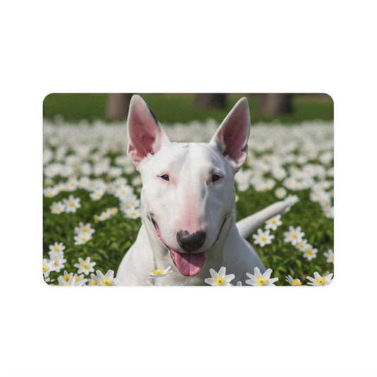Pet Food Mat (12x18) - Bull Terrier