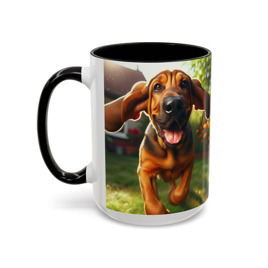 Bloodhound Accent Coffee Mug - Perfect Gift for Dog Lovers
