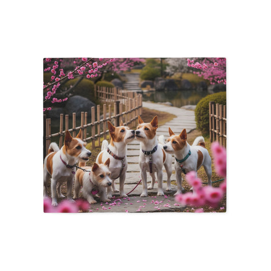 Japanese Terrier Sweatshirt Blanket