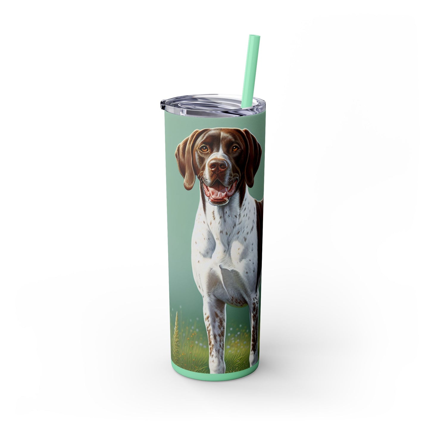 Pointer Skinny Tumbler with Straw, 20oz