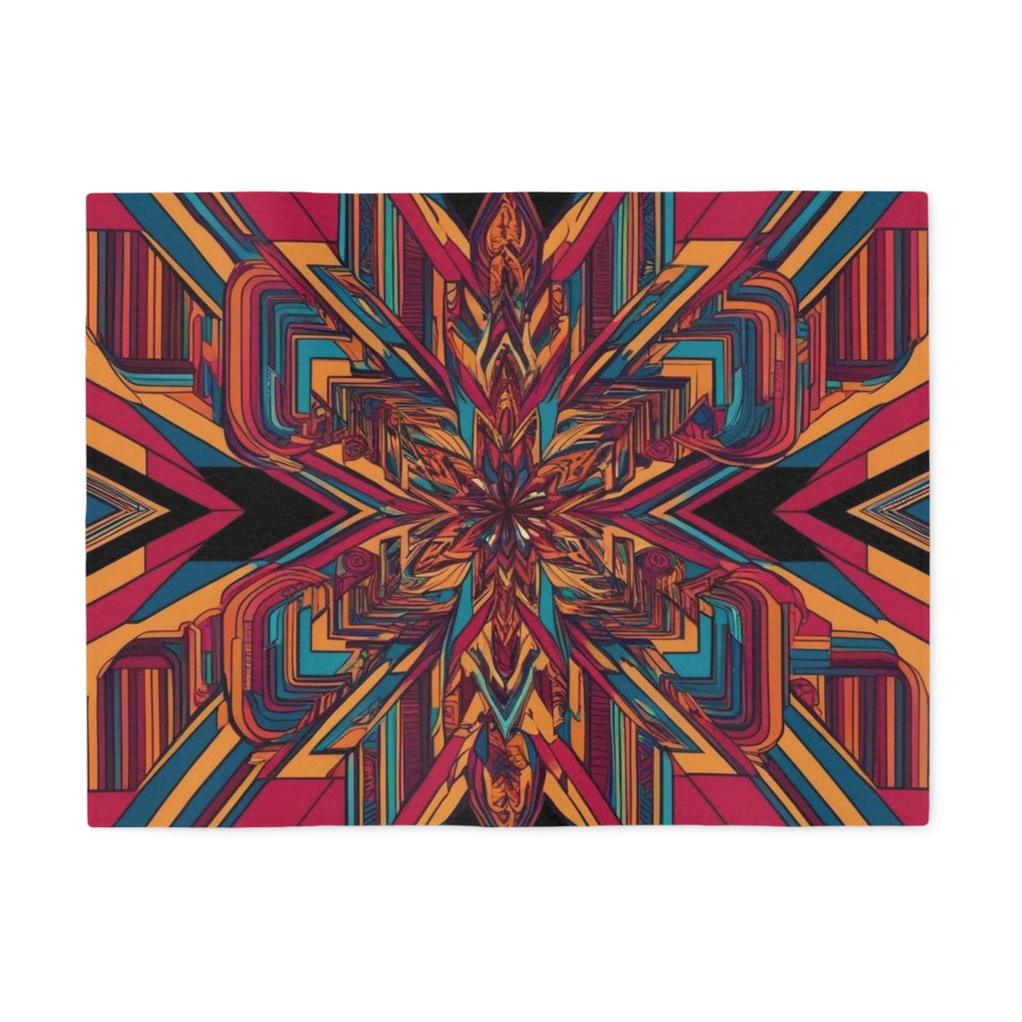 Sweat-shirt/couverture à illusion d'optique