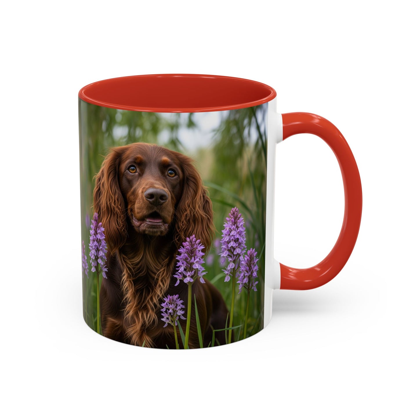 Mug à café à motif épagneul Pont-Audemer - Cadeau idéal pour les amoureux des chiens