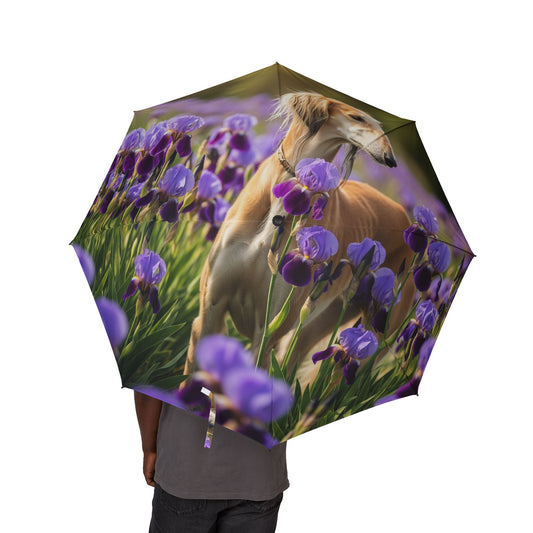 Saluki Semi-Automatic Foldable Umbrella