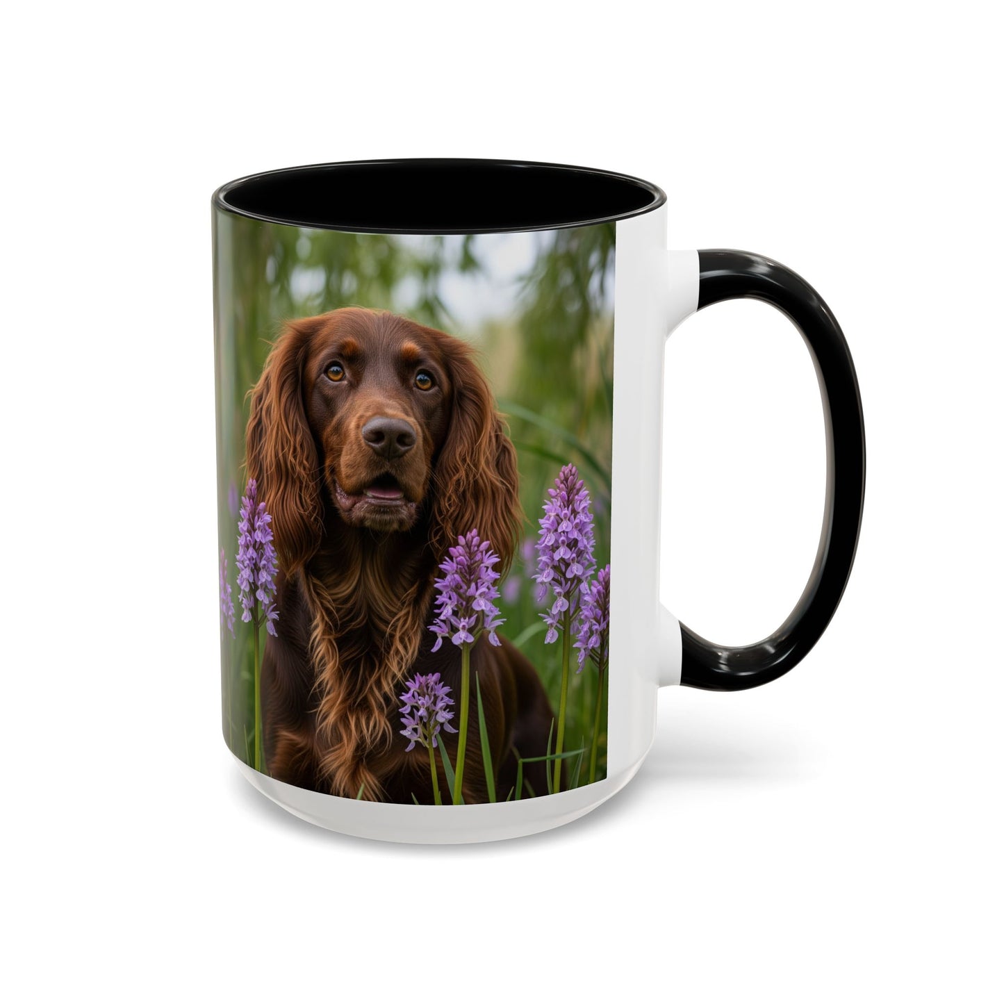 Mug à café à motif épagneul Pont-Audemer - Cadeau idéal pour les amoureux des chiens