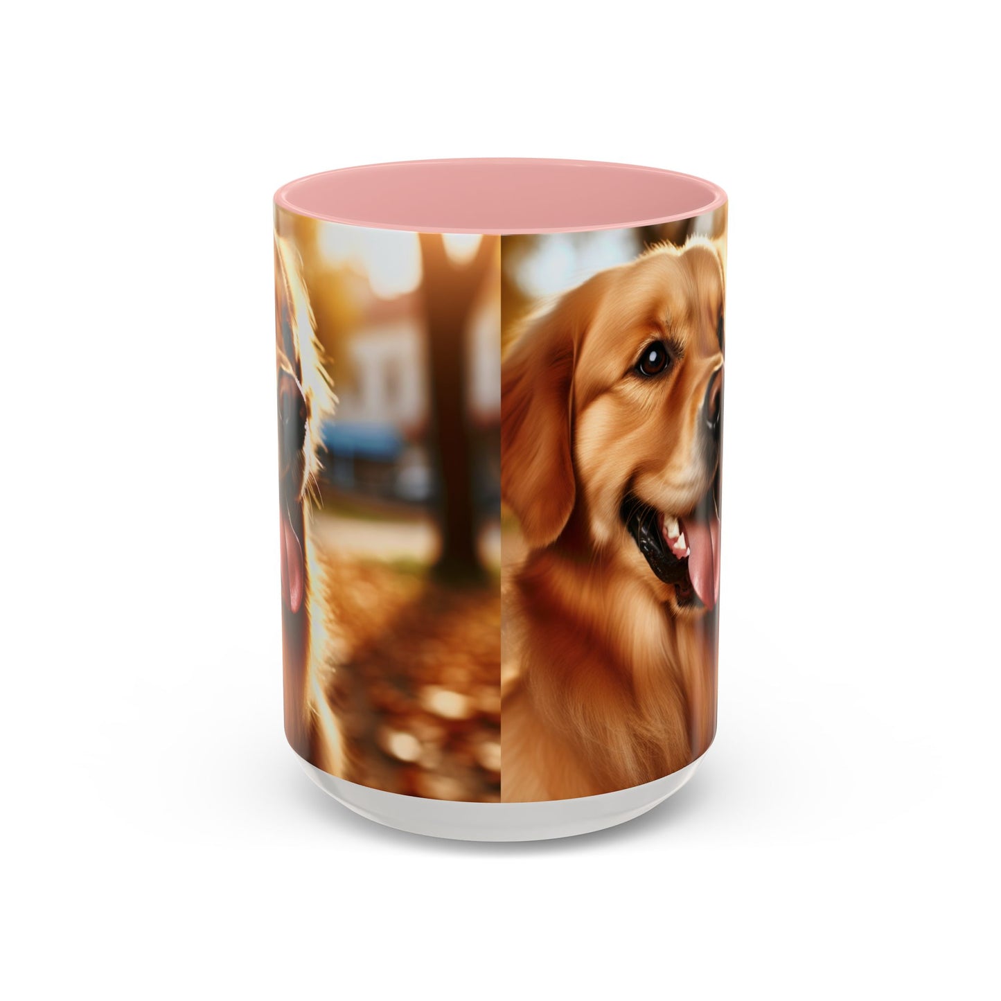 Golden Retriever Accent Coffee Mug - Perfect Gift for Dog Lovers