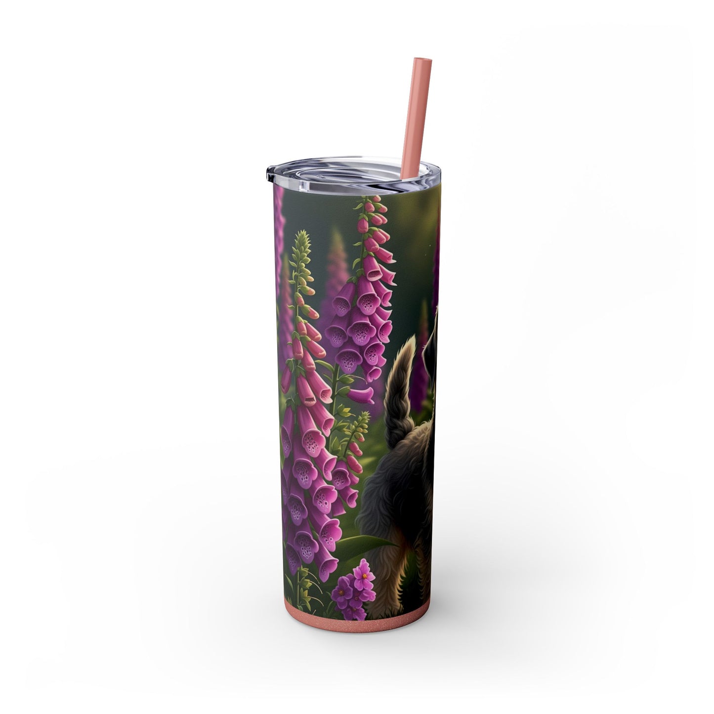 Skinny Tumbler with Straw – 20 oz Stainless Steel Cup