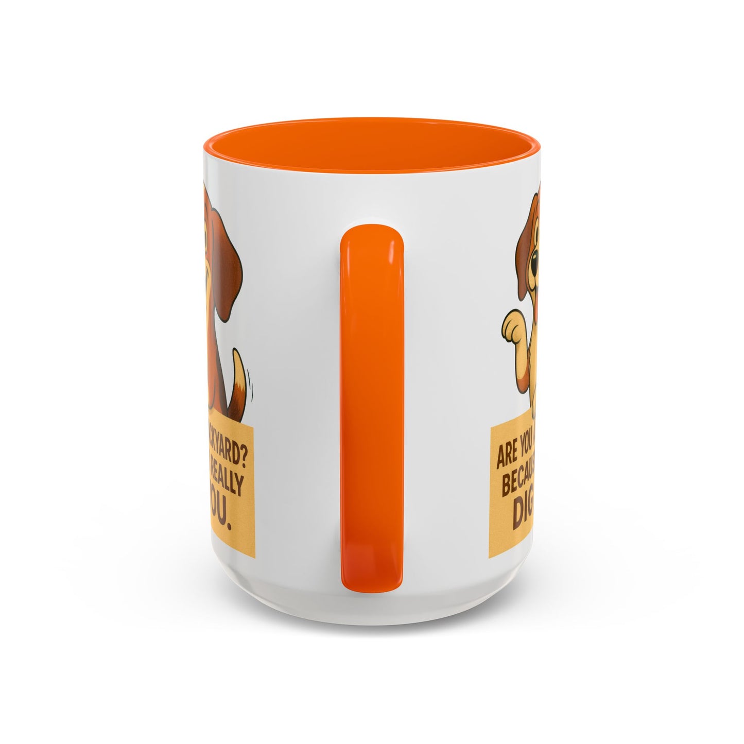 Backyard Dig Accent Coffee Mug - Perfect Gift for Dog Lovers