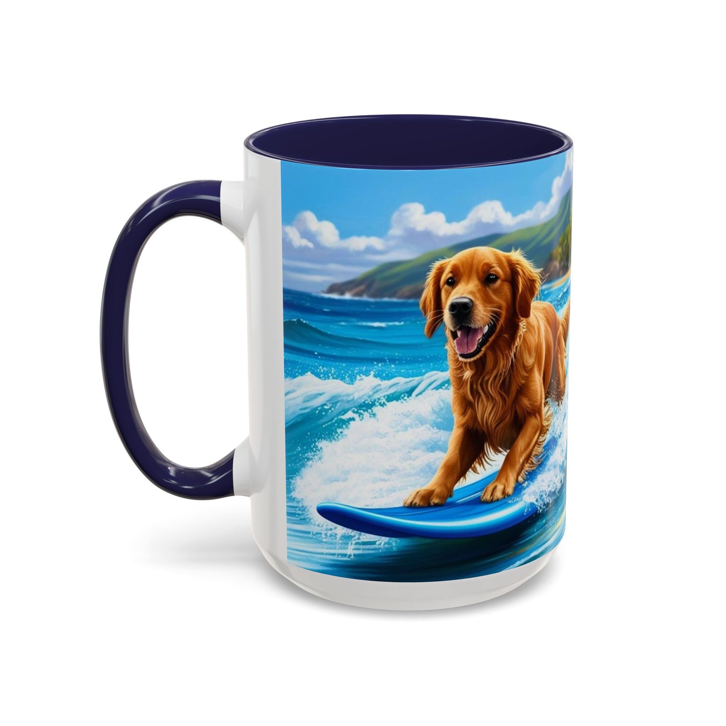 Taza de café con detalles de Surf Dogs: el regalo perfecto para los amantes de los perros