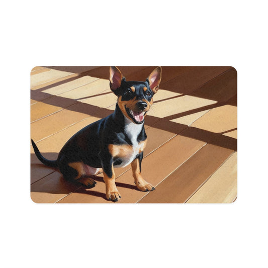 Pet Food Mat (12x18) - Miniature Pinscher