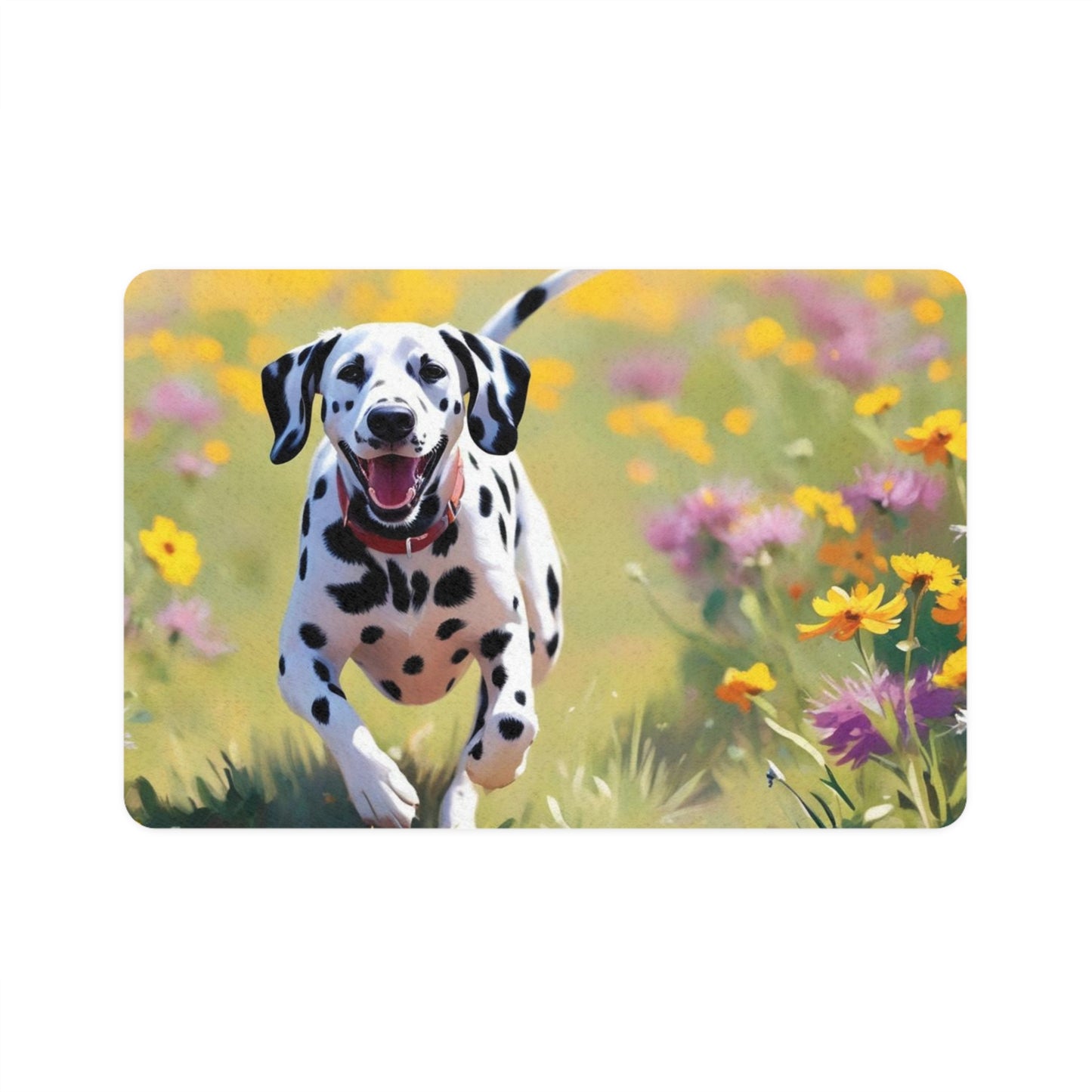 Pet Food Mat (12x18) - Dalmatian