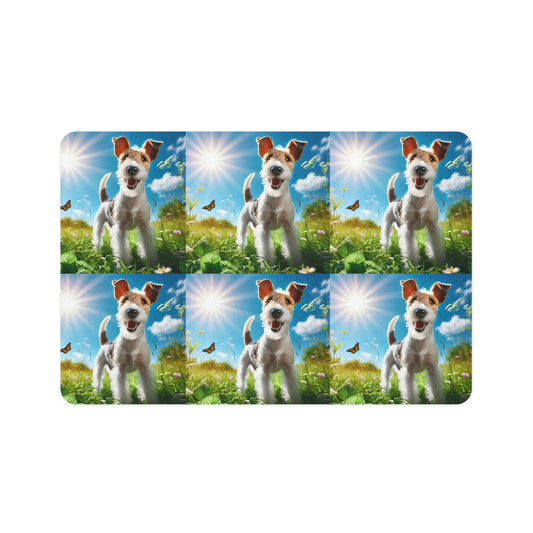 Pet Food Mat (12x18) - Fox Terrier