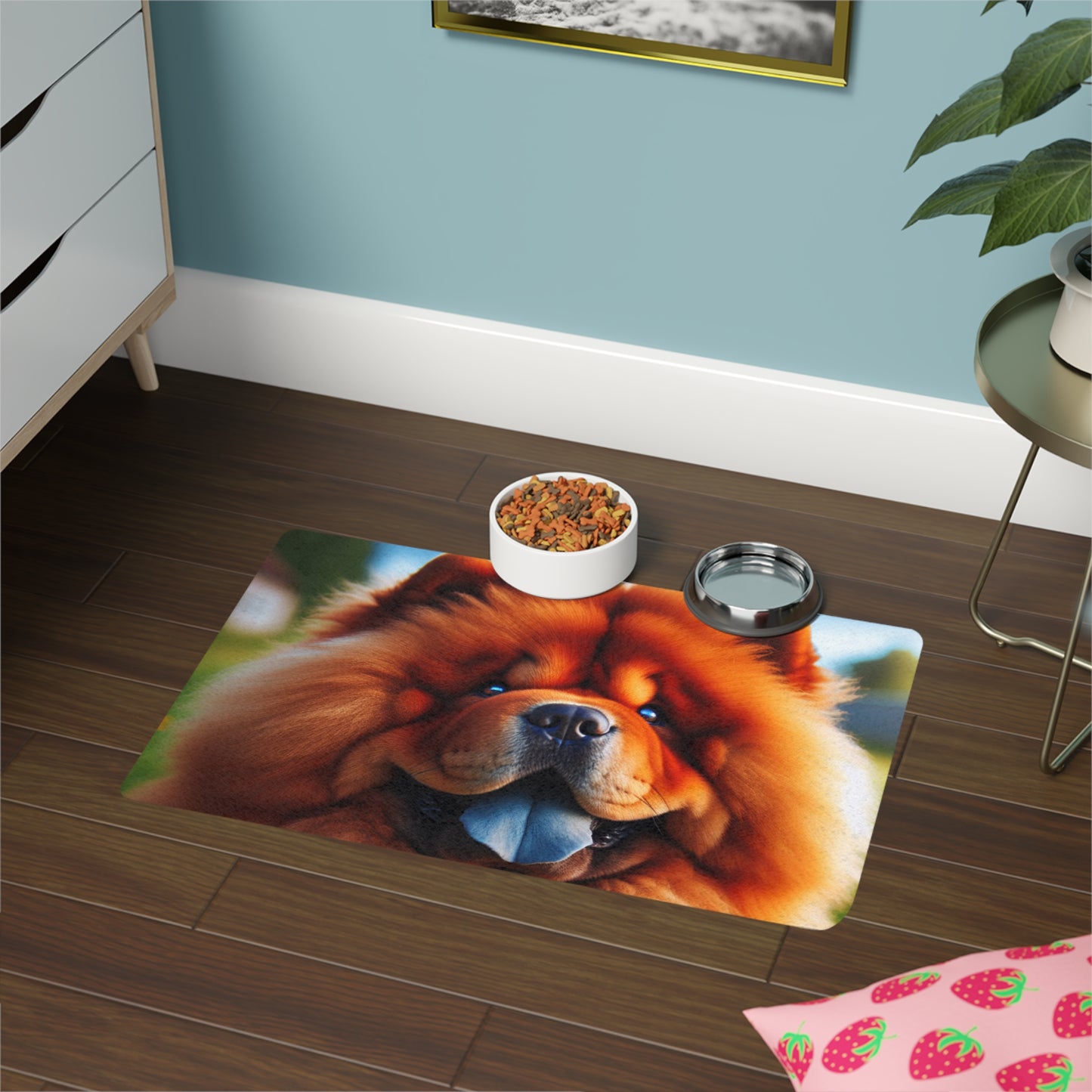 Pet Food Mat (12x18) - Chow Chow