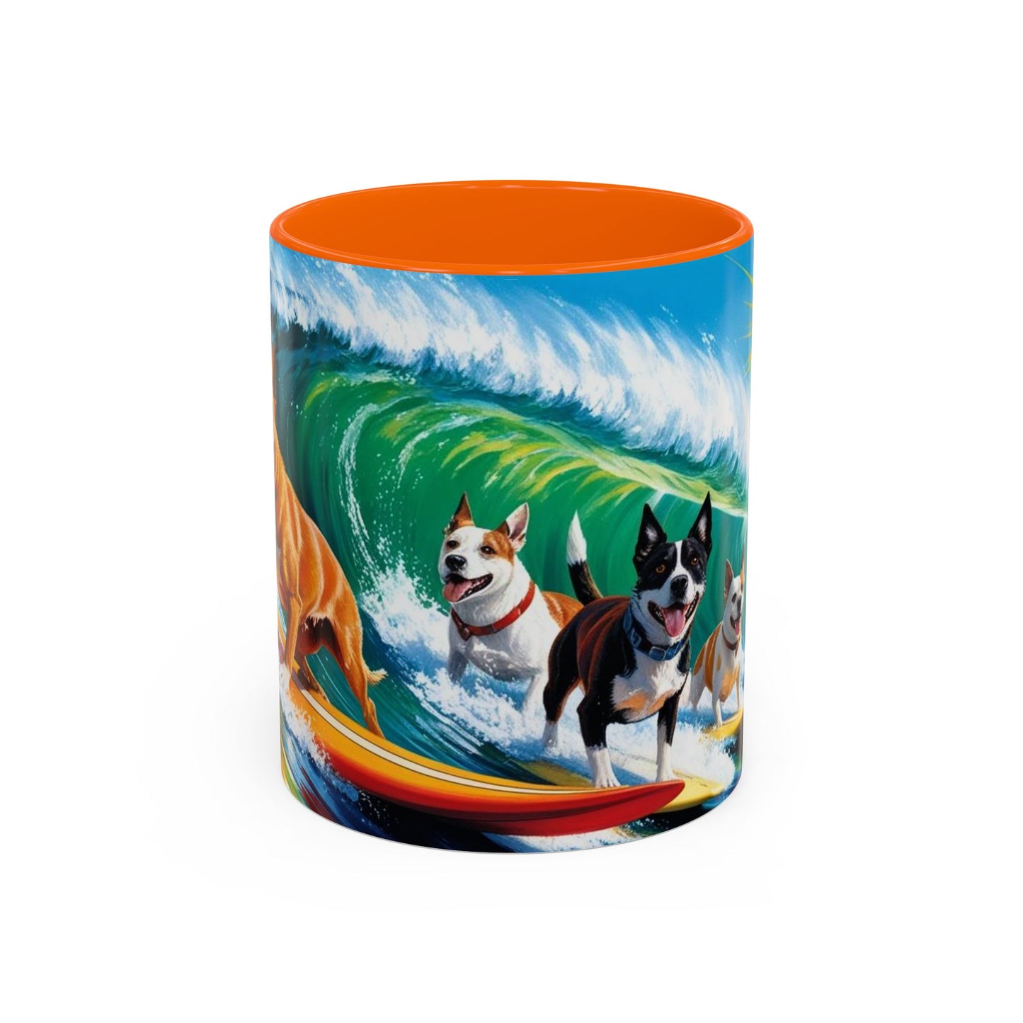 Taza de café con detalles de Surf Dogs: el regalo perfecto para los amantes de los perros