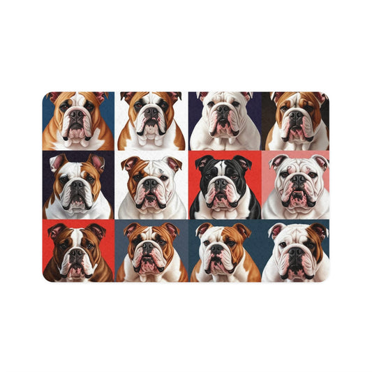 Pet Food Mat (12x18) - Bulldogs