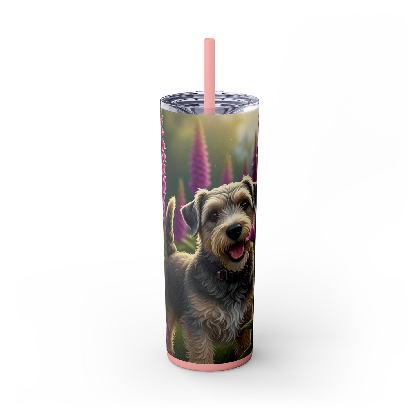 Skinny Tumbler with Straw – 20 oz Stainless Steel Cup