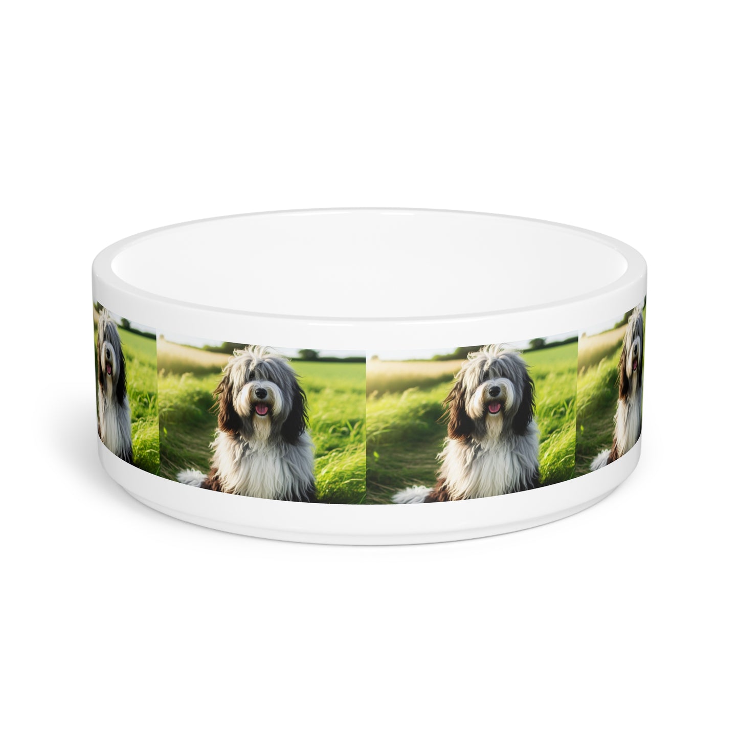 Ceramic Pet Bowl – 16 oz Dog Feeding Bowl