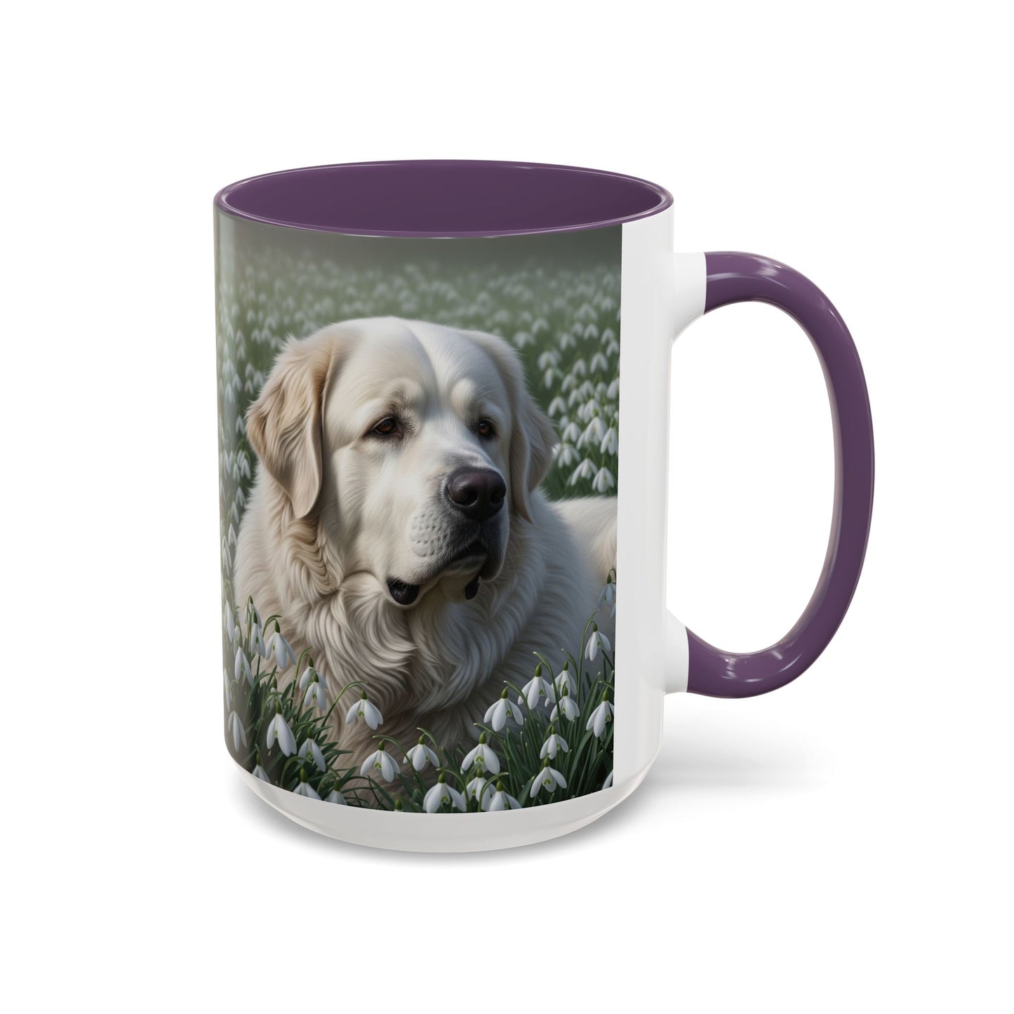 Mug à café avec motif de mastiff des Pyrénées - Cadeau idéal pour les amoureux des chiens