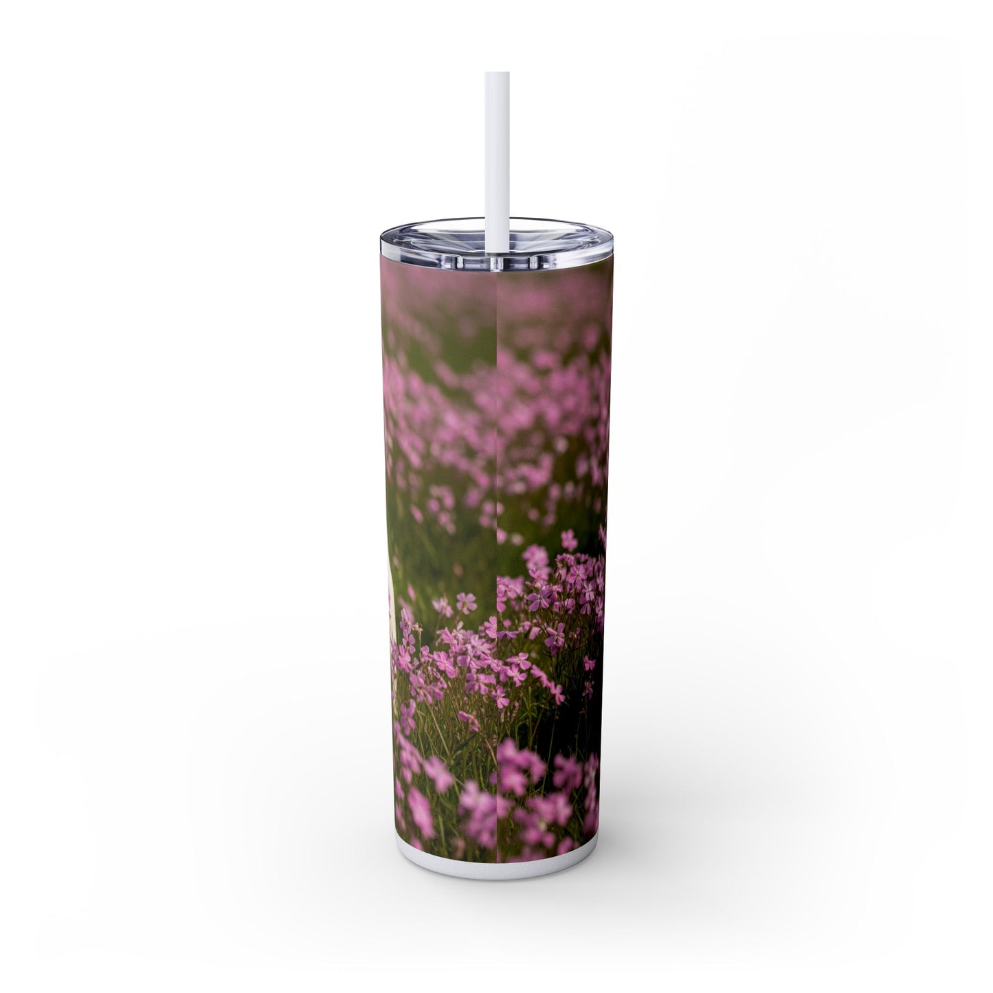 Parson Russell Terrier Skinny Tumbler with Straw, 20oz