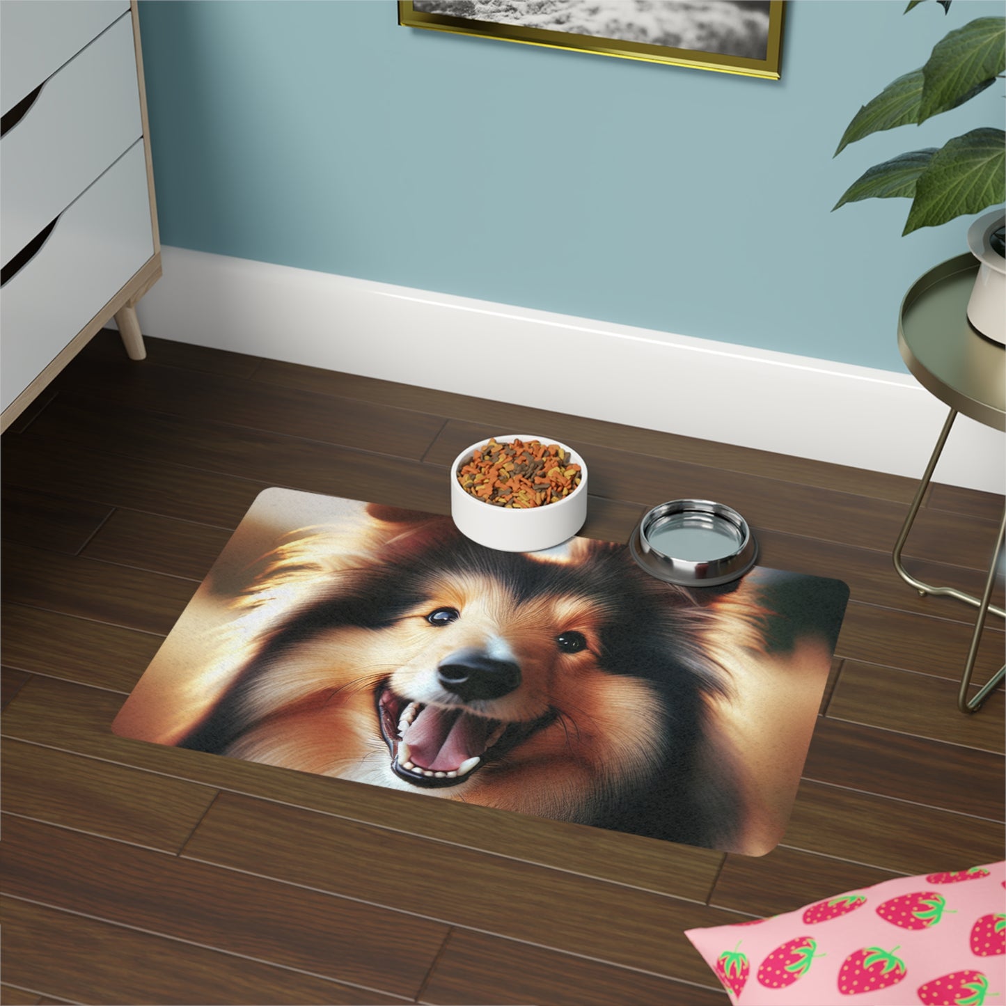 Pet Food Mat (12x18) - Collie