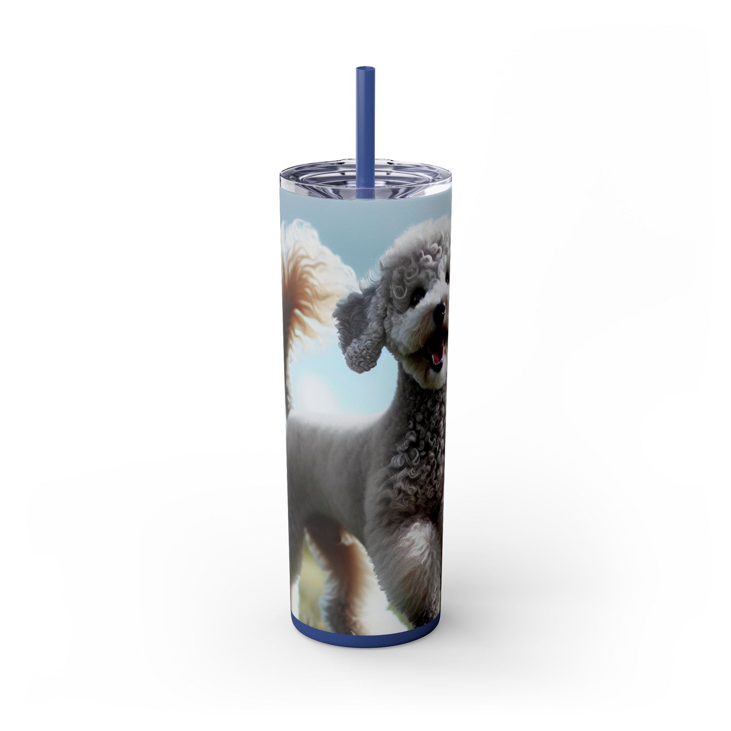 Bedlington Terrier Tumbler with Straw, 20oz