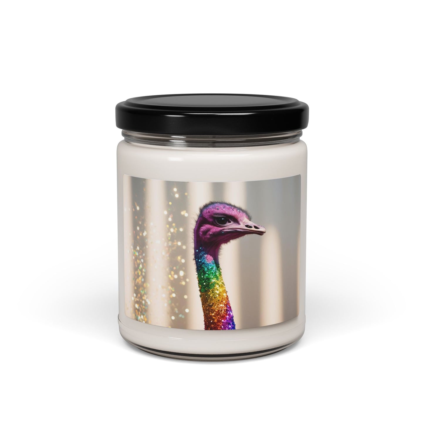 Rainbow Ostrich- Scented Soy Candle, 9oz