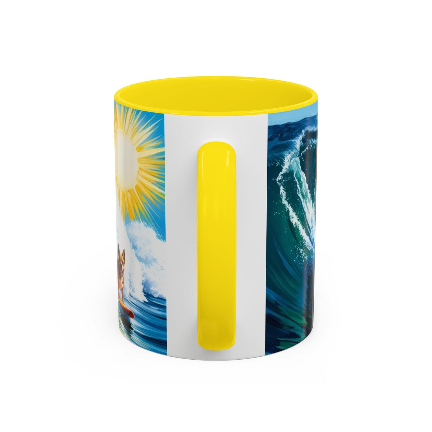 Taza de café con detalles de Surf Dogs: el regalo perfecto para los amantes de los perros