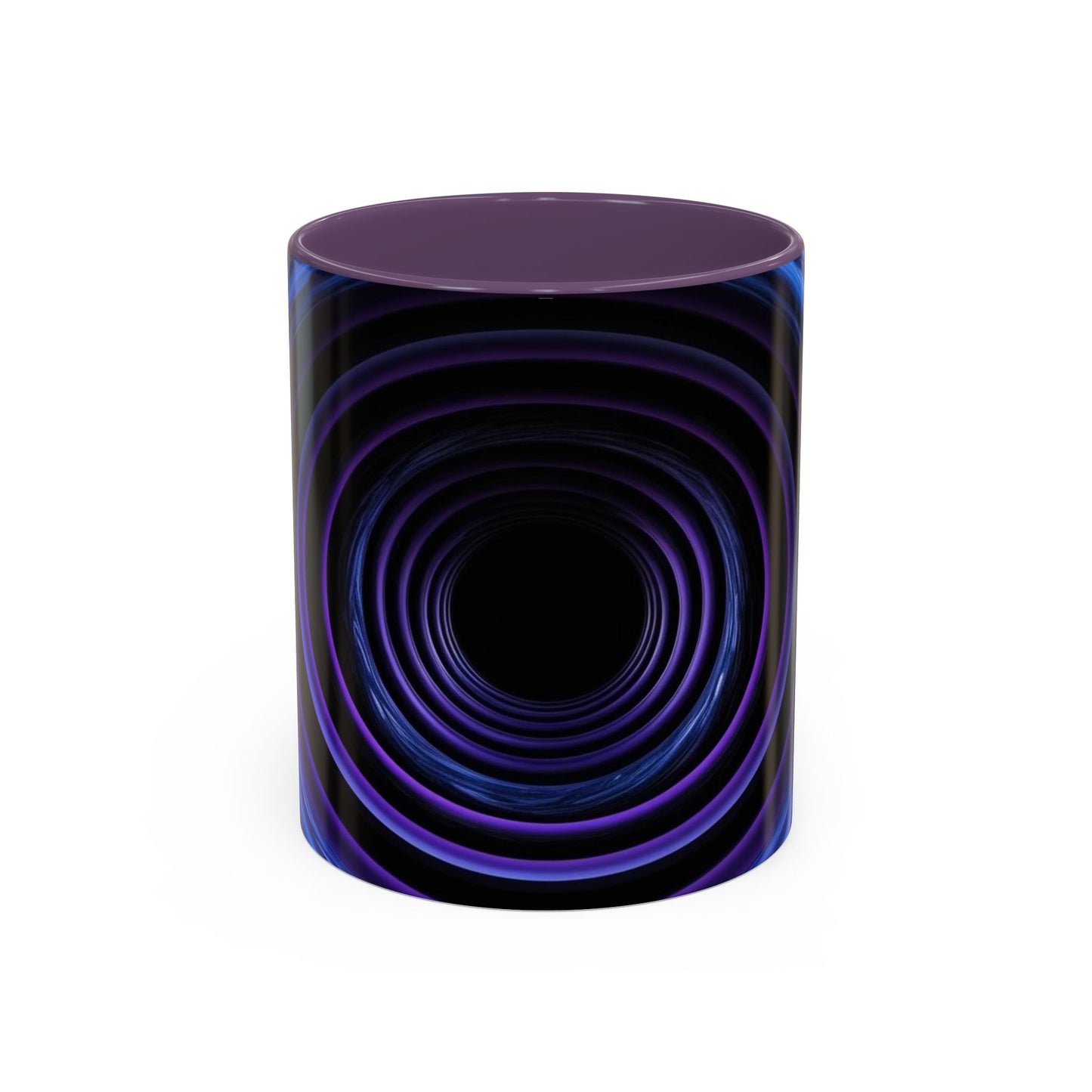 Optical Illusion Accent Mug – Ceramic Coffee Cup