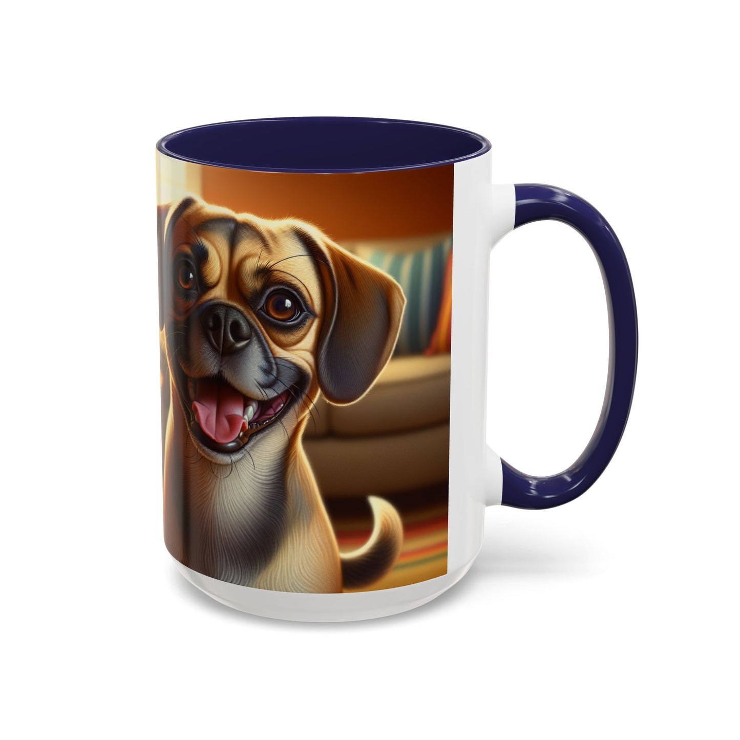 Taza de café con detalles de Puggle: el regalo perfecto para los amantes de los perros