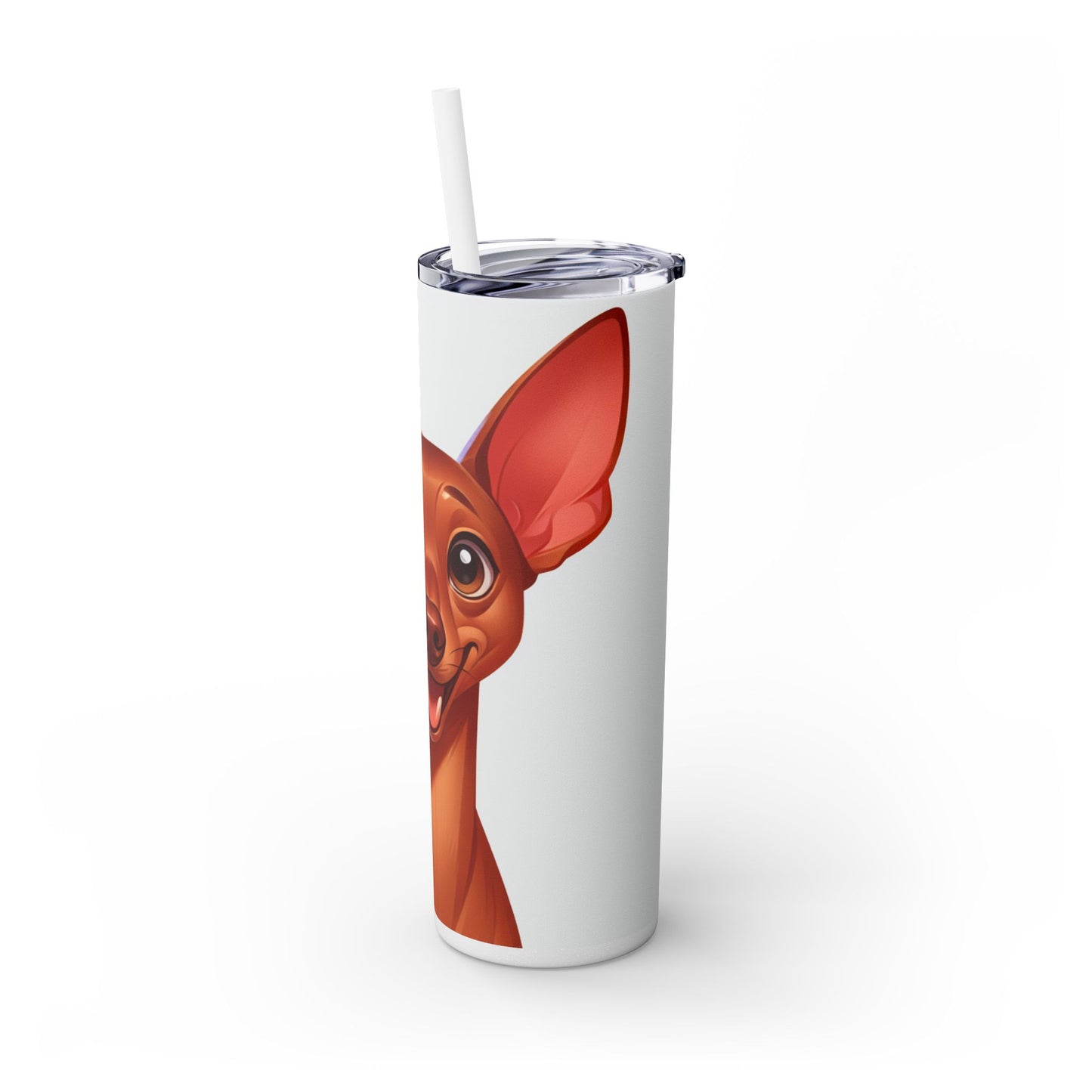 Vaso Cirneco dell'Etna con pajita, 20 oz