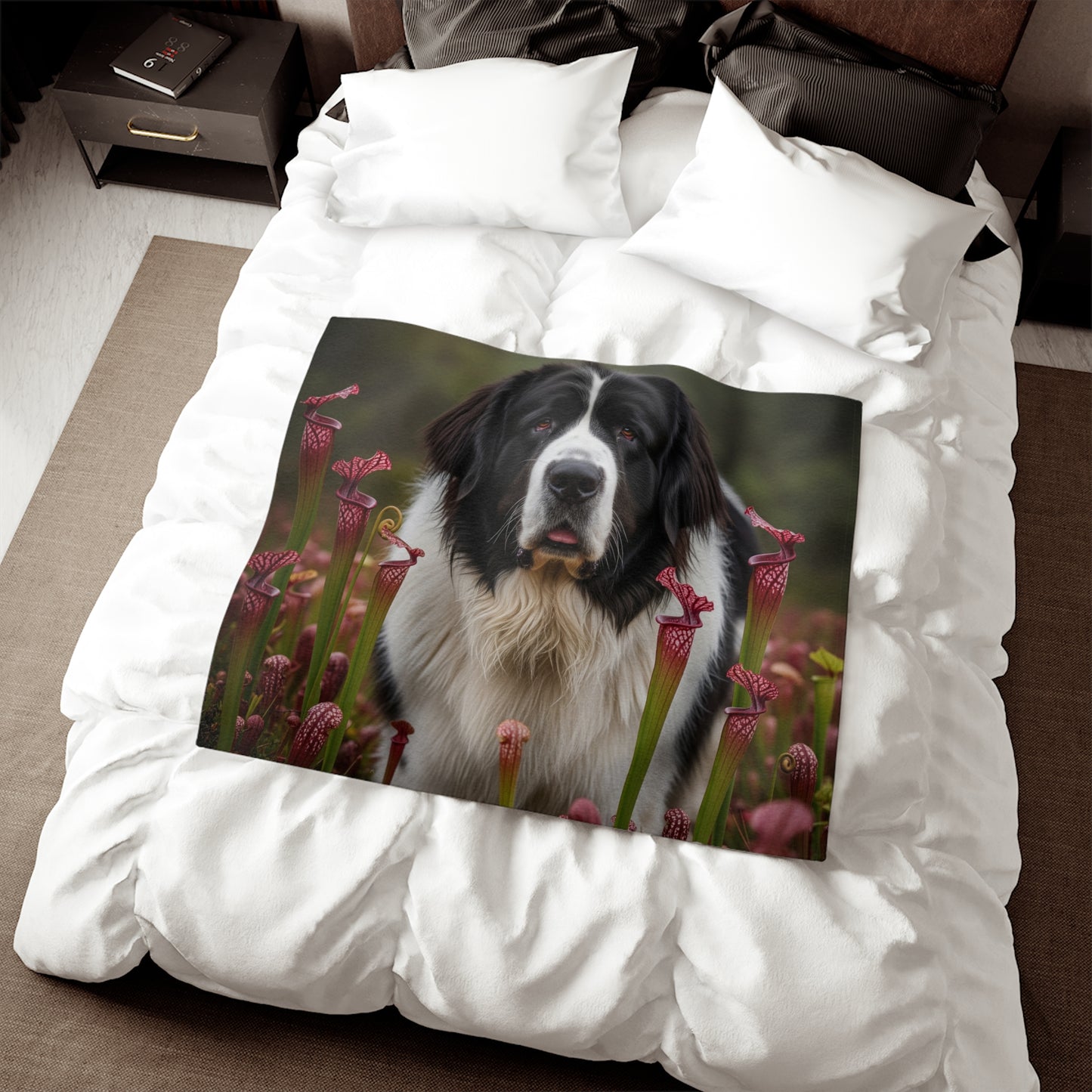 Landseer Sweatshirt Blanket