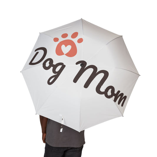 Dog Mom Semi-Automatic Foldable Umbrella