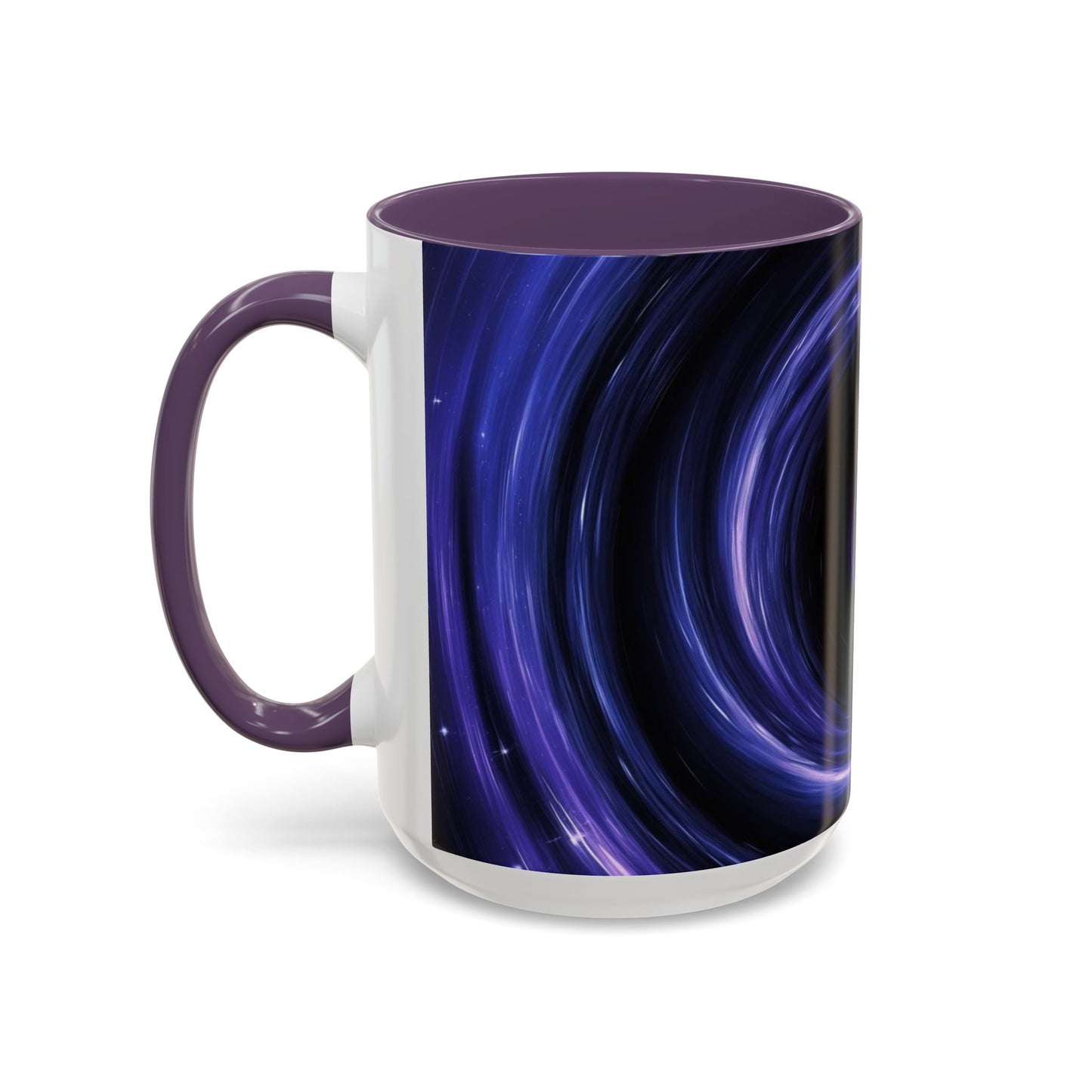 Optical Illusion Accent Mug – Ceramic Coffee Cup