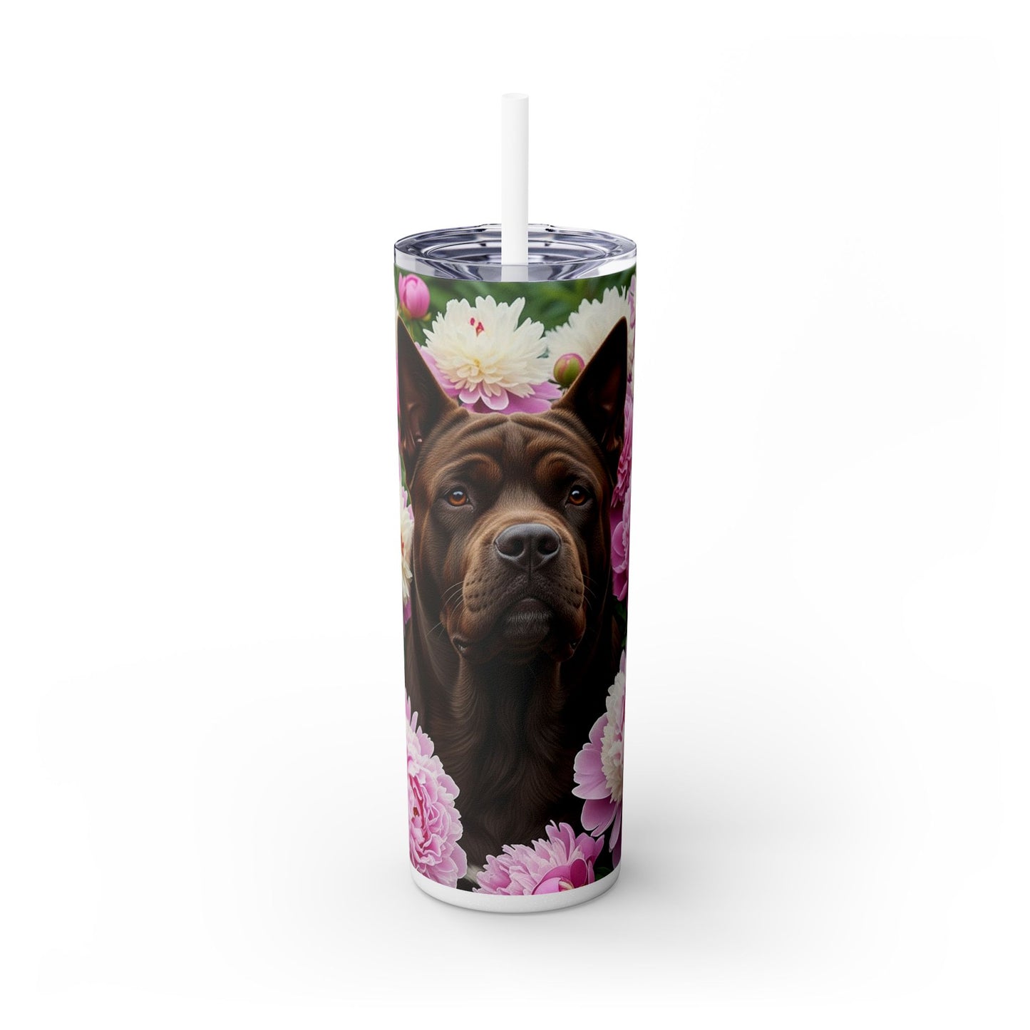 Gobelet isotherme de Chongqing (Chine) avec paille, 590 ml (20 oz).