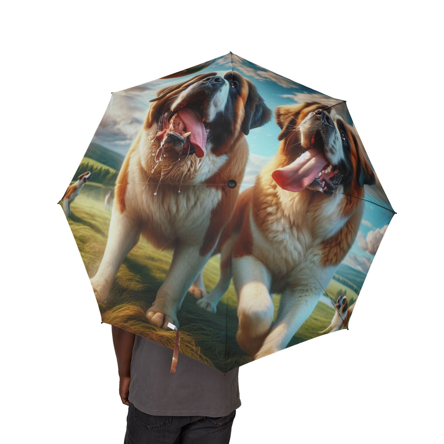 Saint Bernard Semi-Automatic Foldable Umbrella