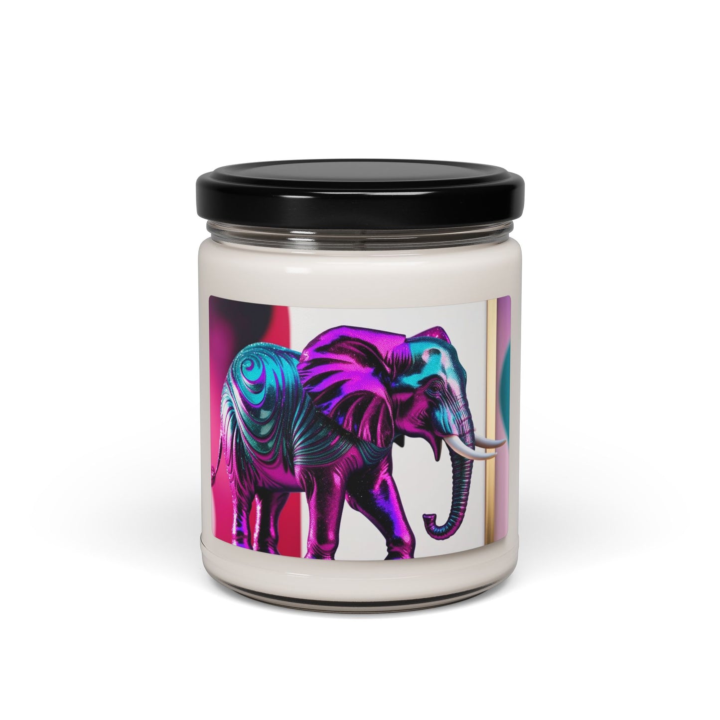 Psychedelic Elephant- Scented Soy Candle, 9oz