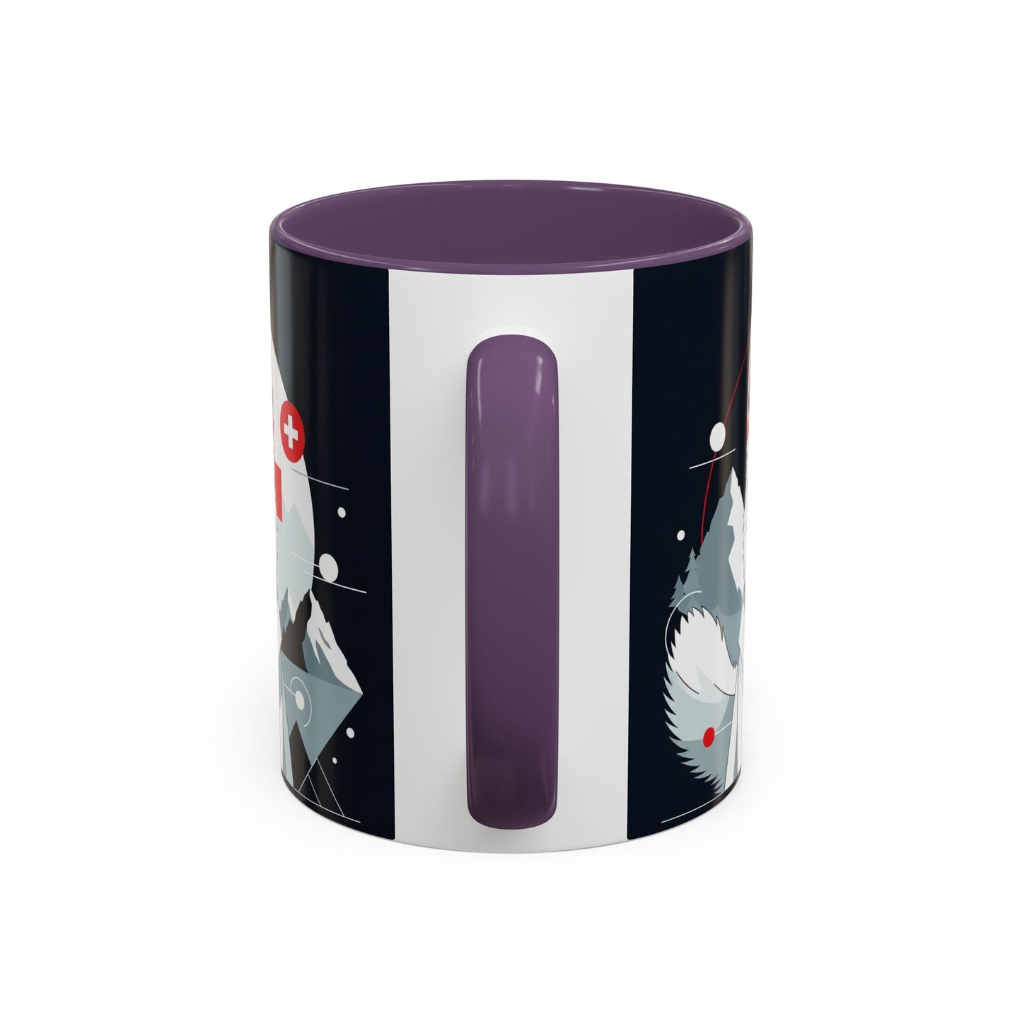 White Swiss Shepherd Dog Accent Coffee Mug - Perfect Gift for Dog Lovers