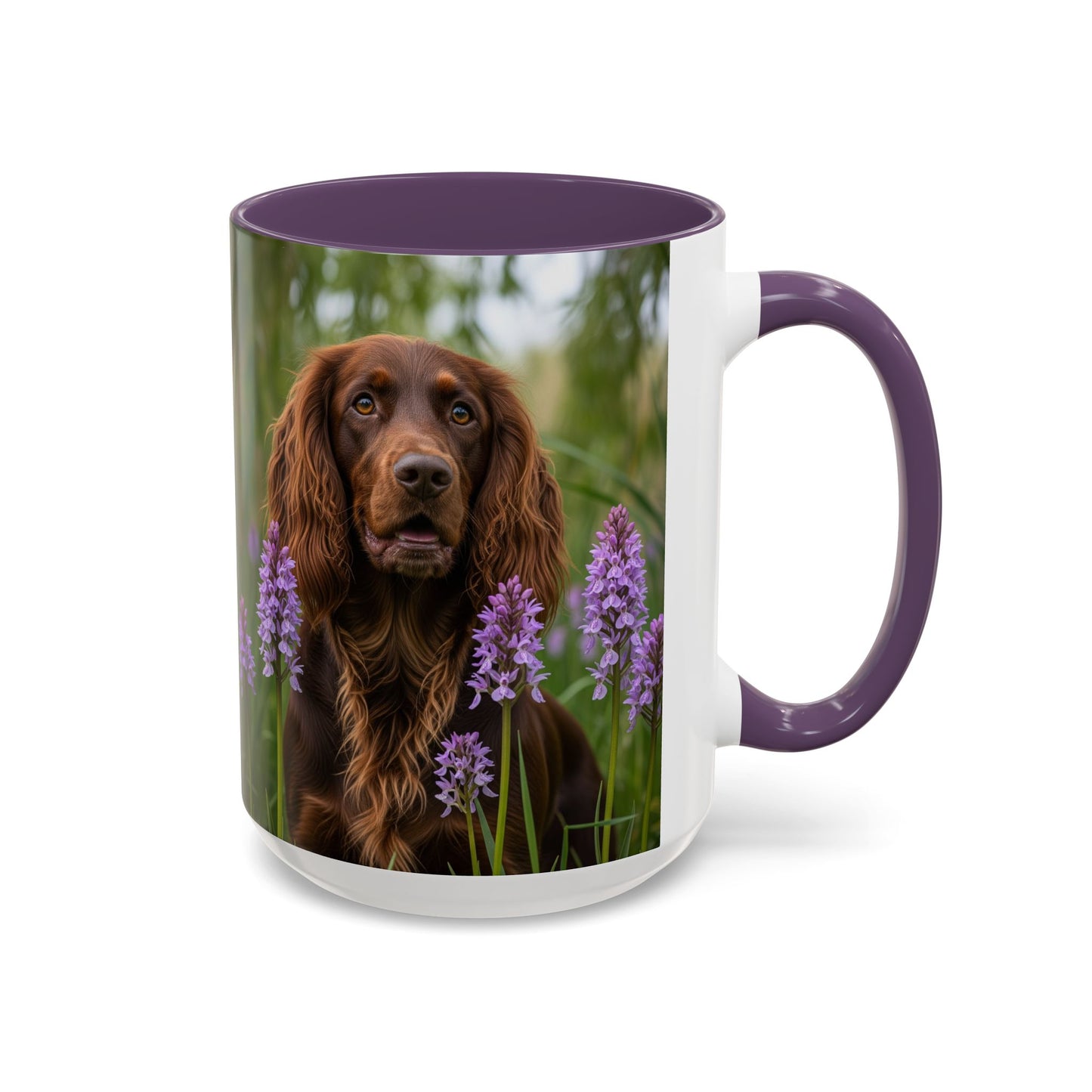 Mug à café à motif épagneul Pont-Audemer - Cadeau idéal pour les amoureux des chiens