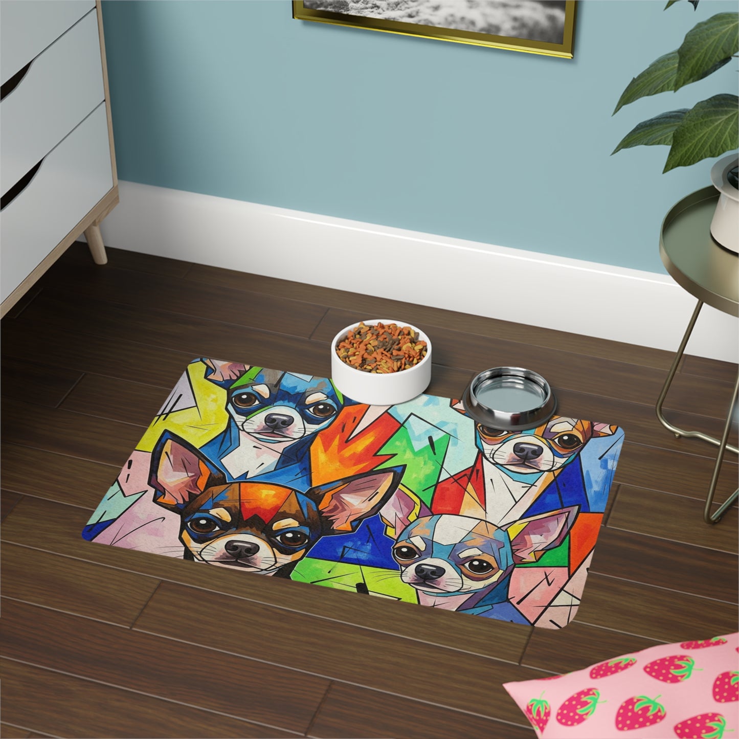 Pet Food Mat (12x18) - Chihuahua