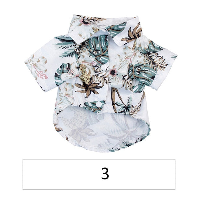 Camisas hawaianas para mascotas
