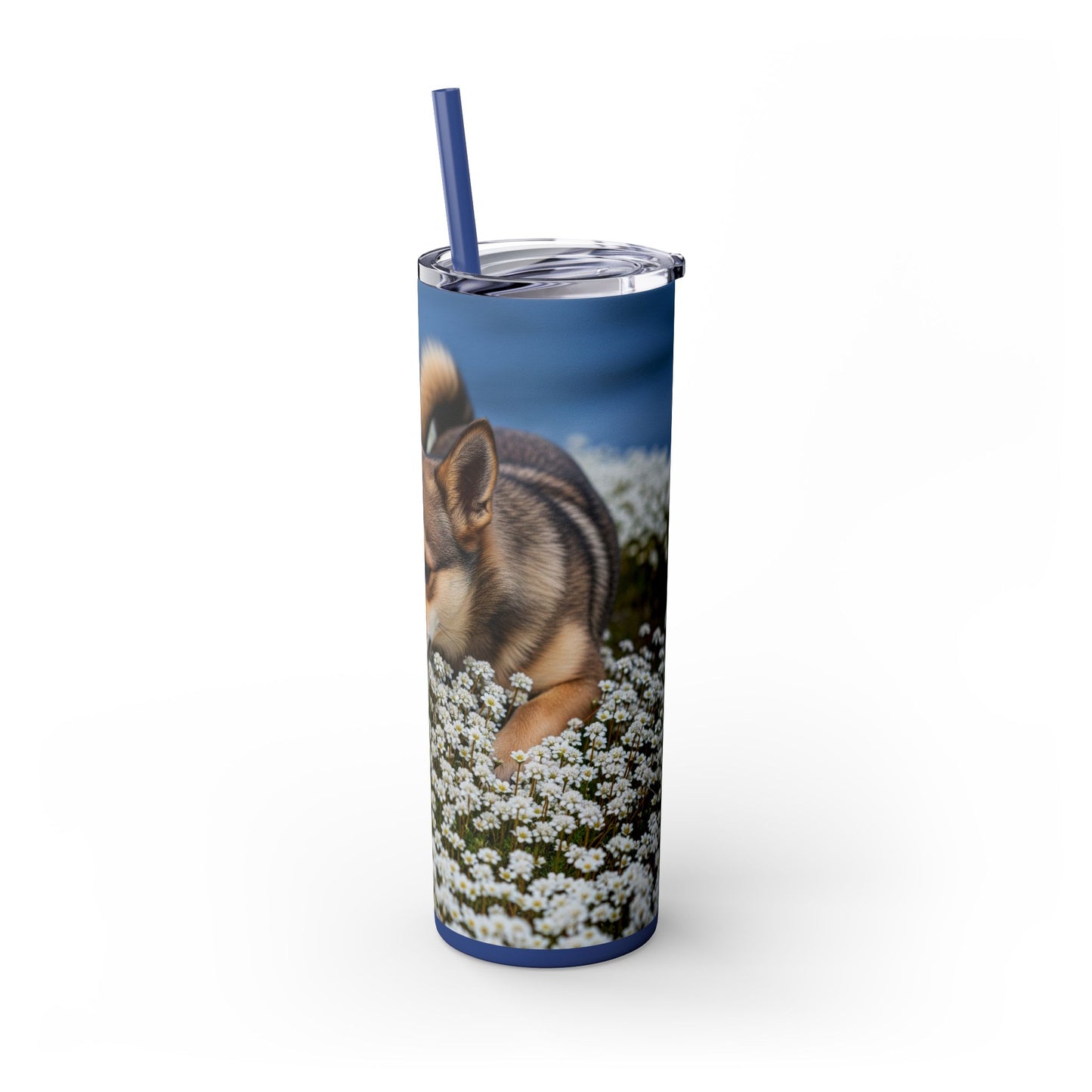 Norwegian Lundehund Tumbler with Straw, 20oz