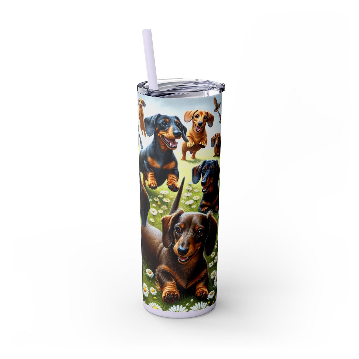 Dachshund with Straw, 20oz